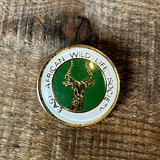 【USA vintage】EAST AFRICAN WILD LIFE SOCIETY ピンバッジ