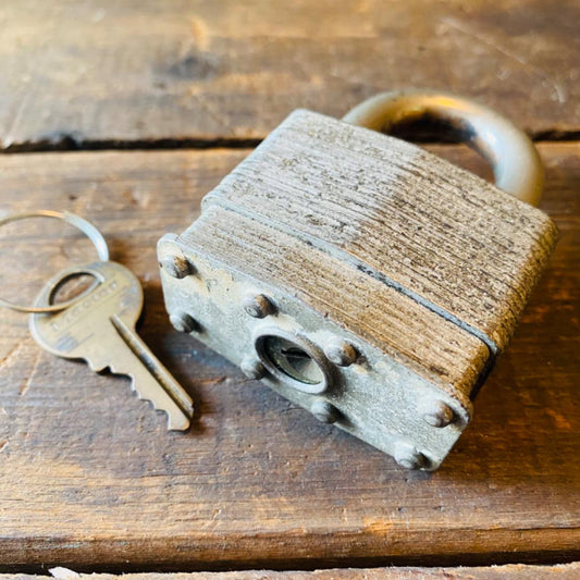【USA vintage】 PADLOCK Master 南京錠 鍵