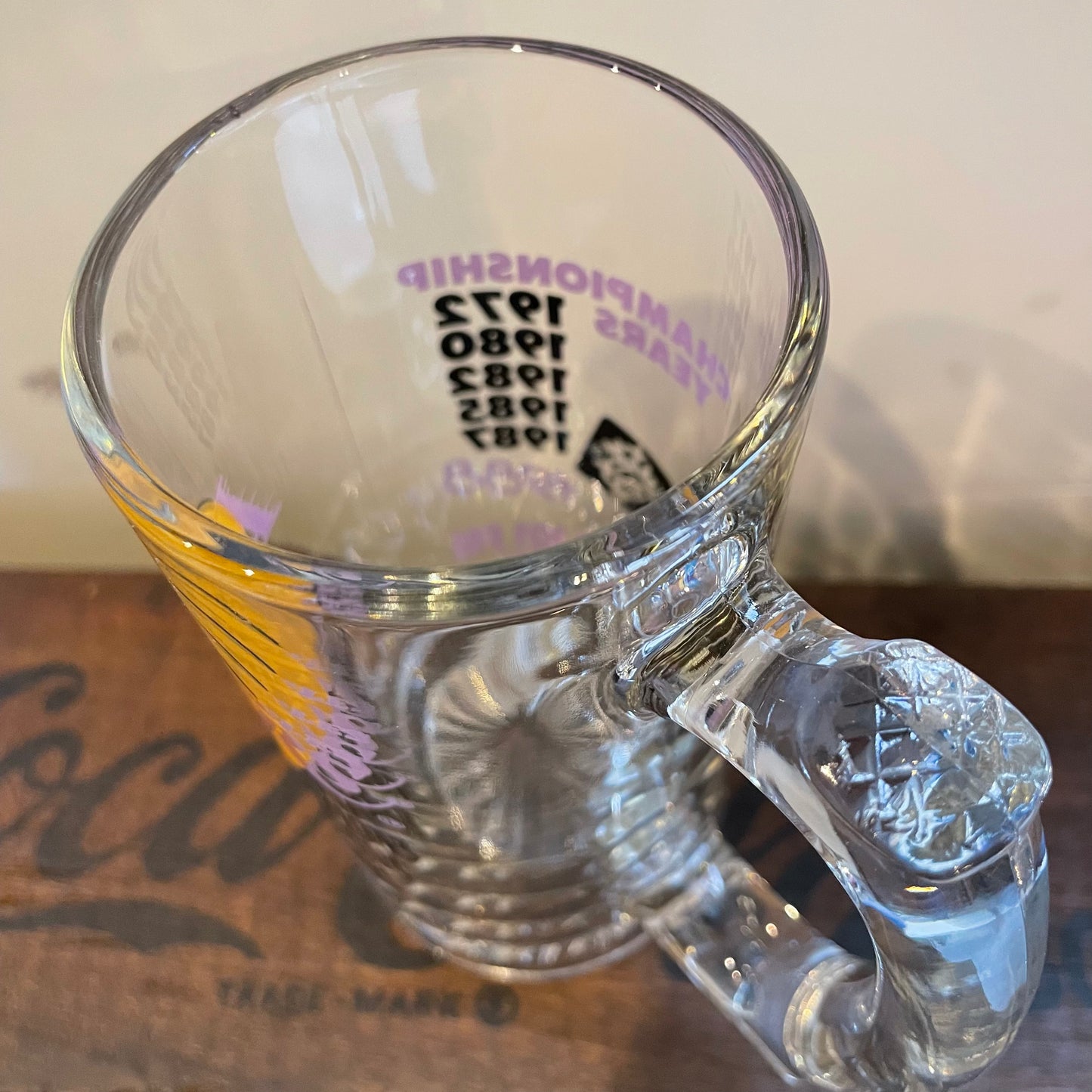 【USA vintage】Los Angeles LAKERS ビアジョッキ