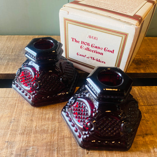 【USA vintage】AVON キャンドルホルダー 2点セット Cape Cod Collection