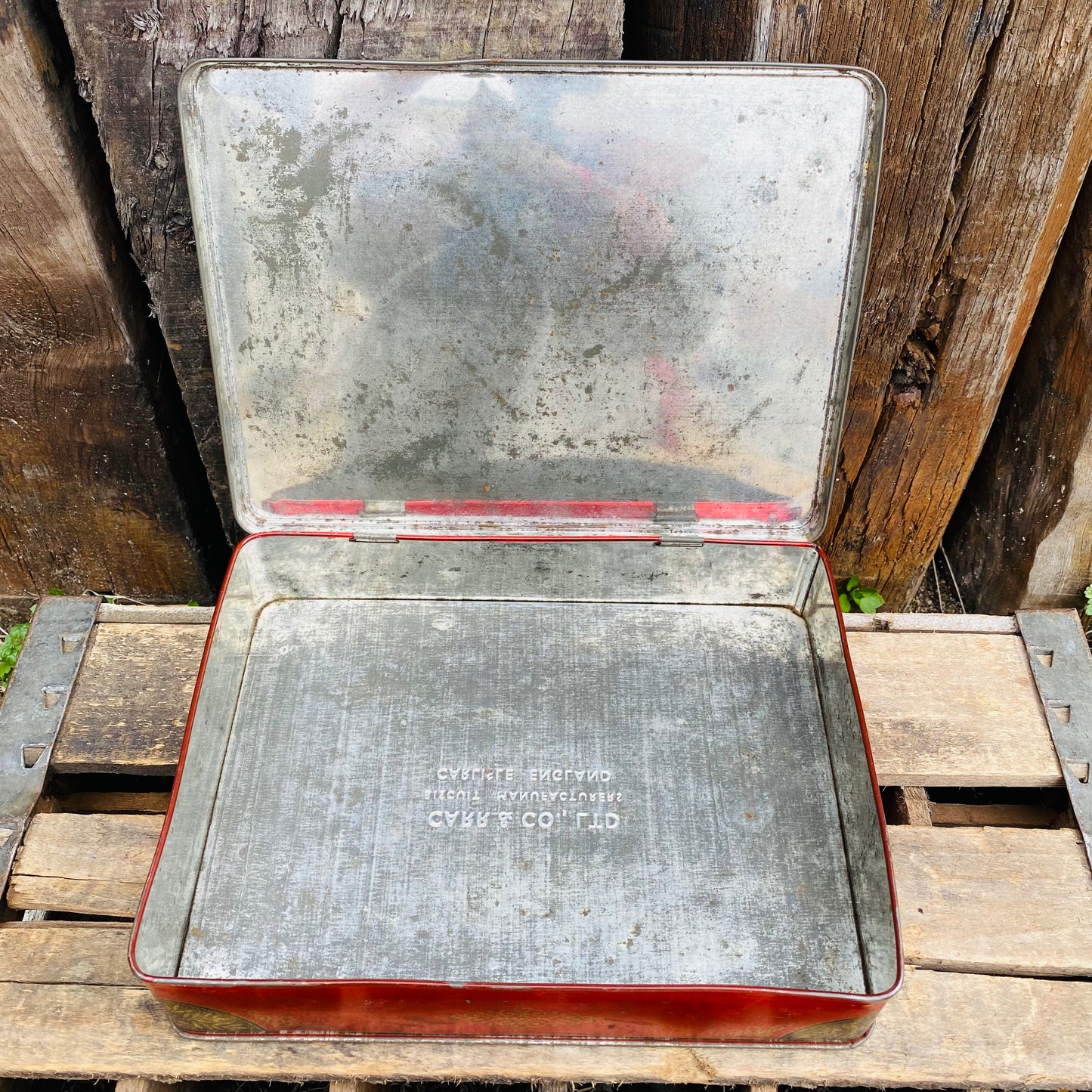 【~1950s England vintage】ビスケット TIN缶