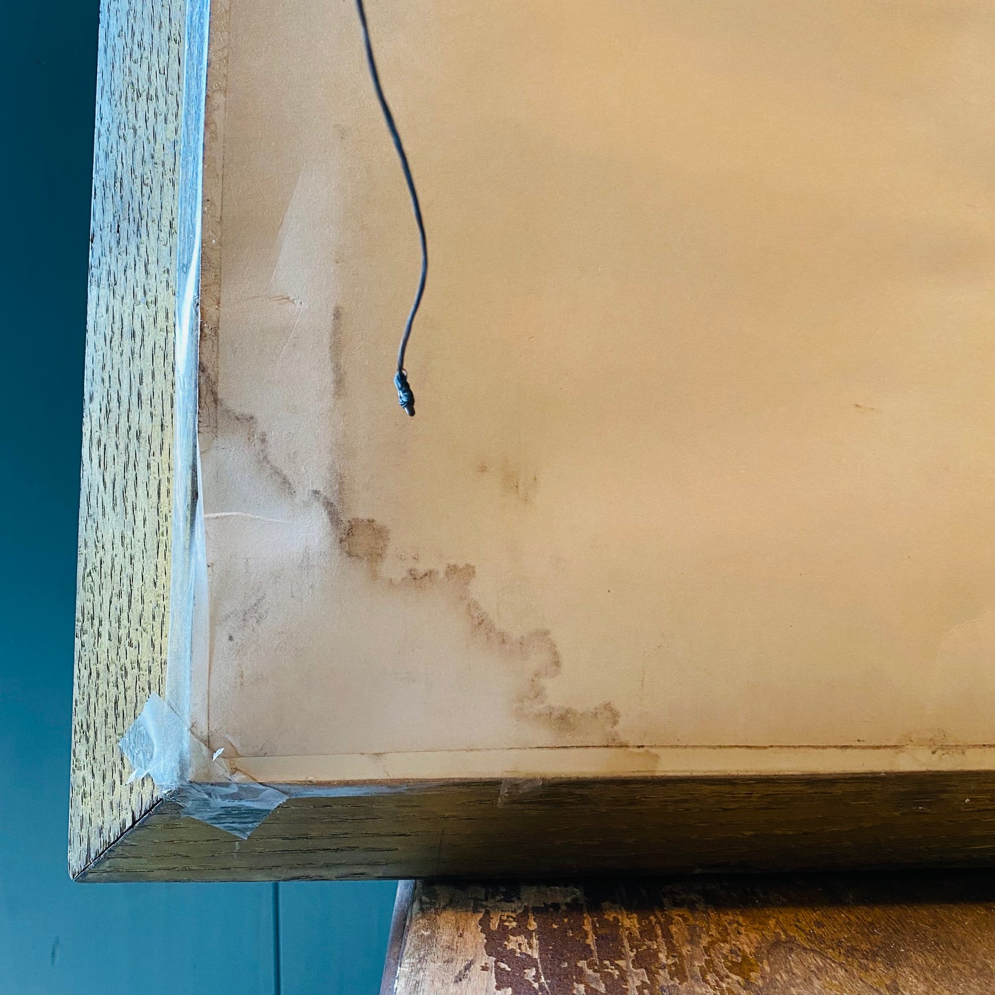 【USA vintage】刺繍 ウォールデコ 女の子