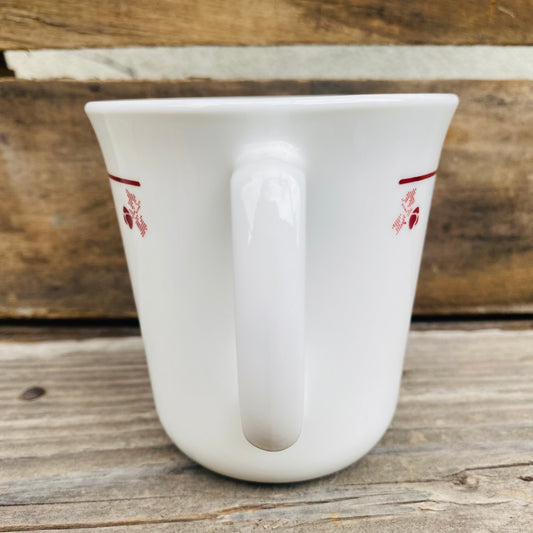 【USA vintage】CORNING コーニング 花柄ライン マグカップ