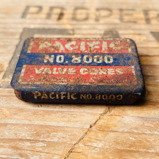 【1950s vintage】TIN缶 PACFIC タイヤバルブ