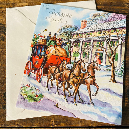 【USA vintage】クリスマス メッセージカード⑥