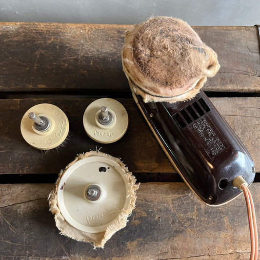 【USA vintage】RONSON CORP 電動靴磨き 5点セット