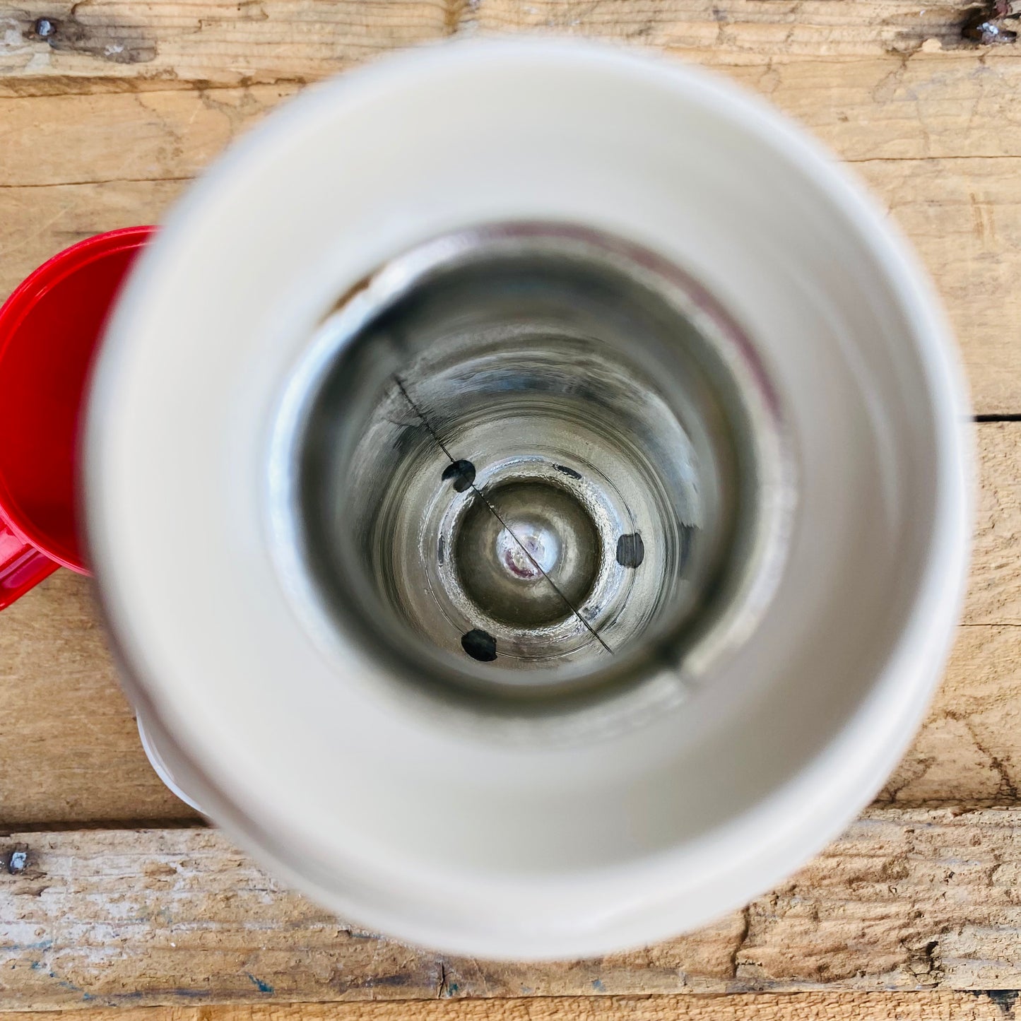 【USA vintage】THERMOS サーモス 水筒 レッド×シルバー