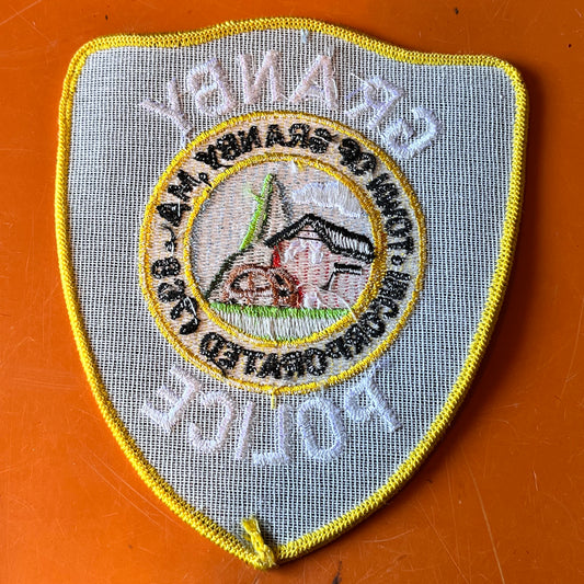 【USA vintage】GRANBY POLICE ワッペン