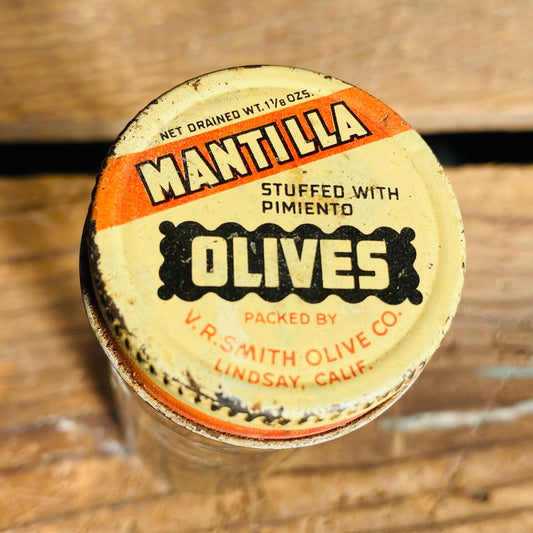 【USA vintage】MANTILLA OLIVES 小瓶
