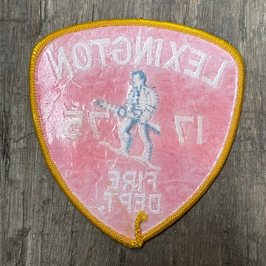 【USA vintage】ワッペン LEXINGTON FIRE DEPT. レキシントン消防署
