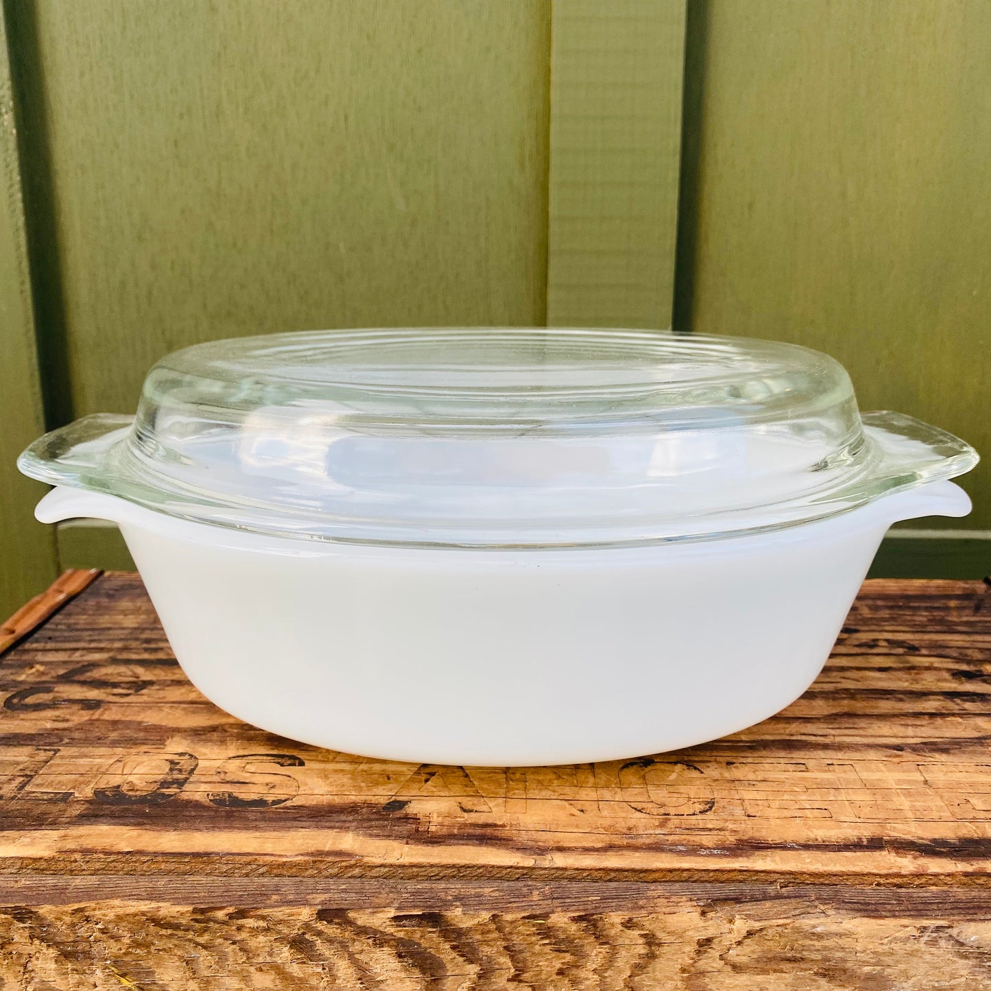 【USA vintage】FIRE KING オーバル キャセロール