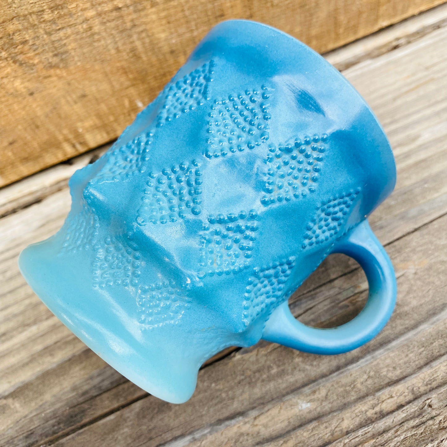 【1970s USA vintage】FIRE KING キンバリー ブルー