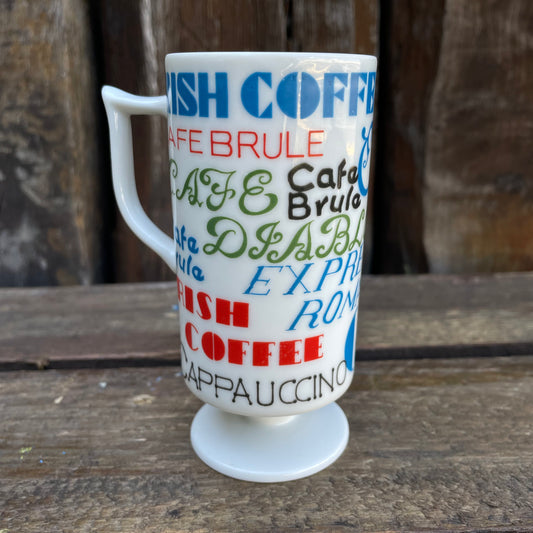 【USA vintage】レトロ ジュースカップ マグカップ 青