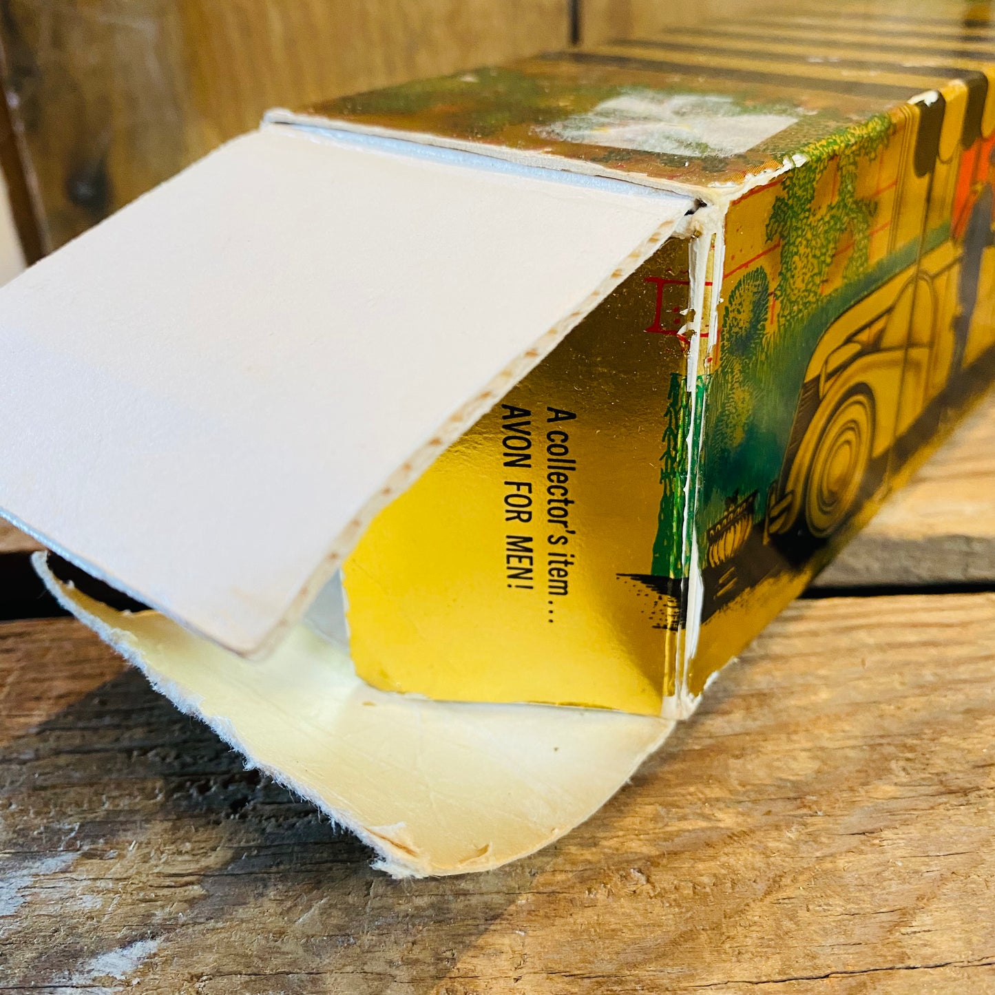 【1970s USA vintage】AVON gold cadillac 瓶