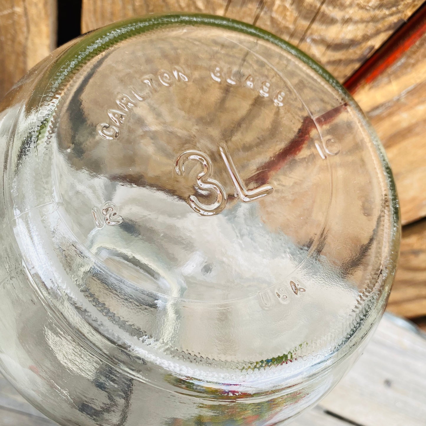 【1980s USA vintage】クリスマスツリー ガラス キャニスター