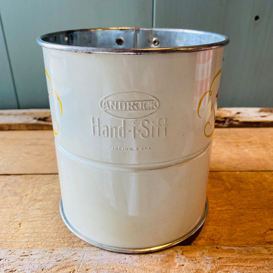 【1940s USA vintage】ANDROCK ハンドシフター 粉ふるい