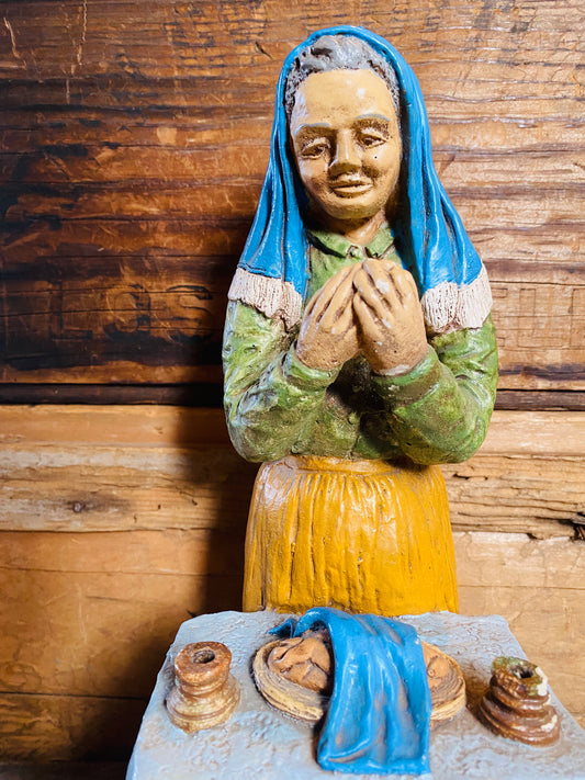 【1974 USA vintage】I&I design 置物 パンと老婆