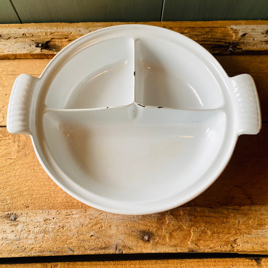 【BELGIUM vintage】アイアン プレート オレンジ