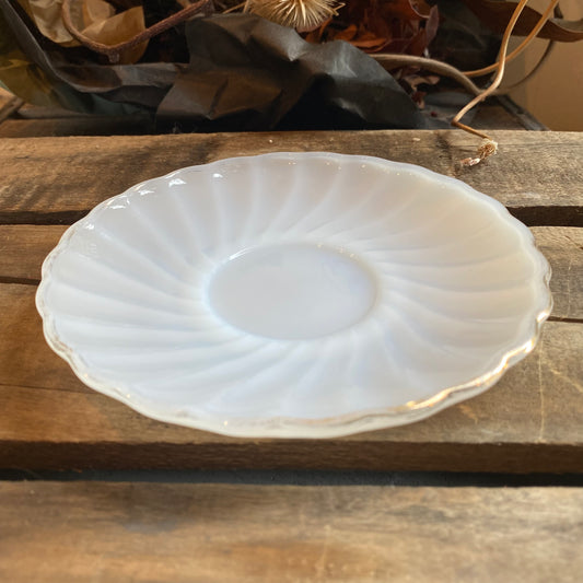 【1960s USA vintage】 FIRE KING ゴールドリム プレート④