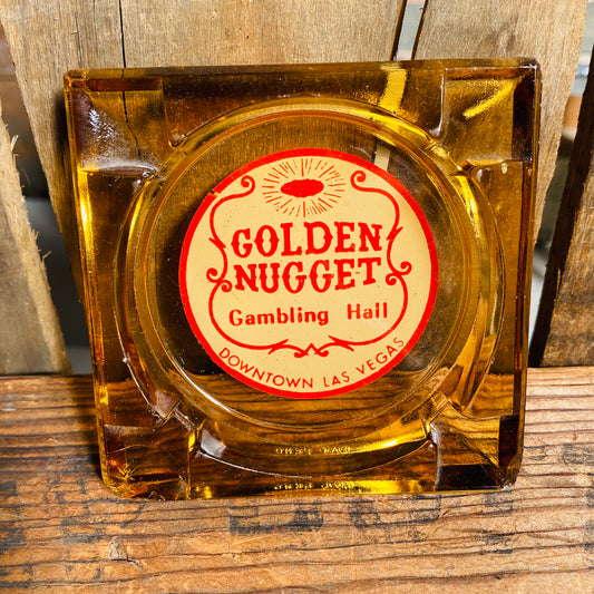【1950s-1970s USA vintage】アドバタイジング 灰皿 GOLDEN NUGGET