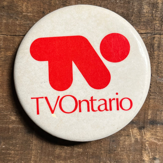 【USA vintage】缶バッジ TVOntario
