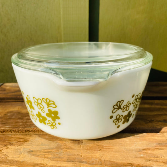 【USA vintage】オールドパイレックス クレイジーデイジー キャセロール