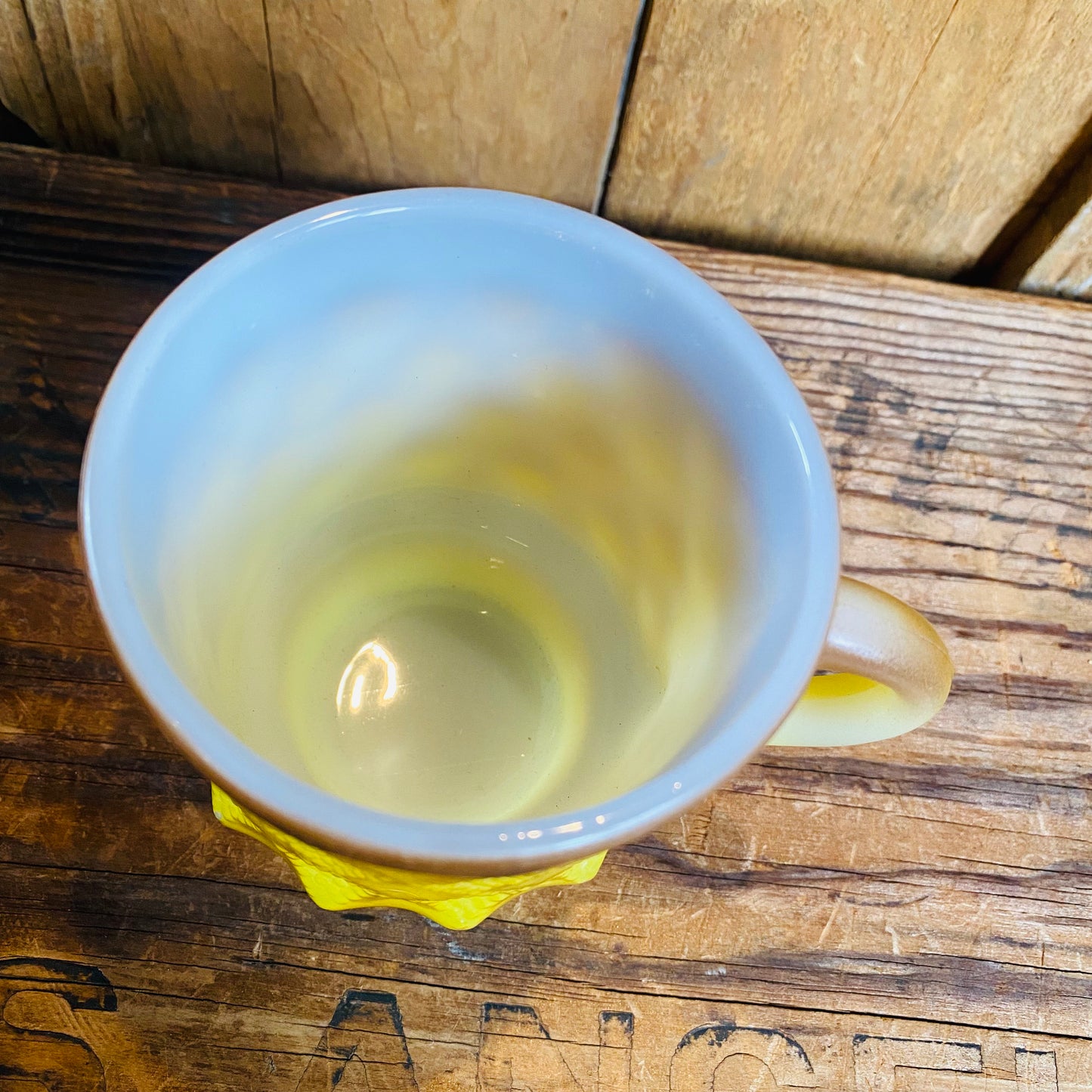 【1970s USA vintage】Fire King キンバリー(イエロー)マグカップ