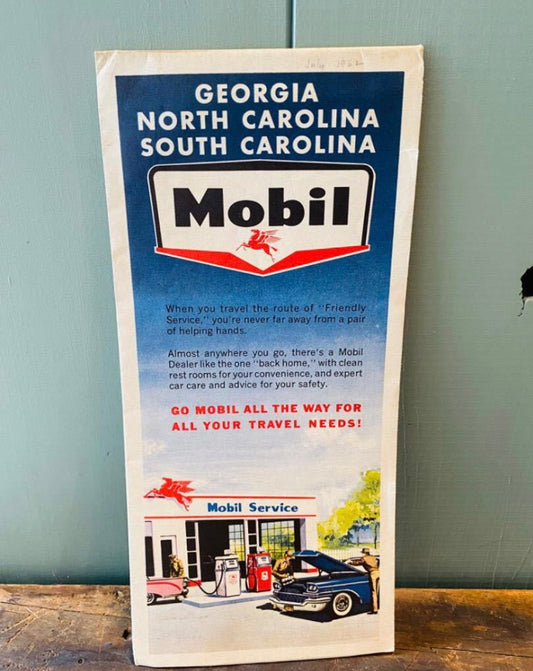 【1962 USA vintage】Mobil ロードマップ