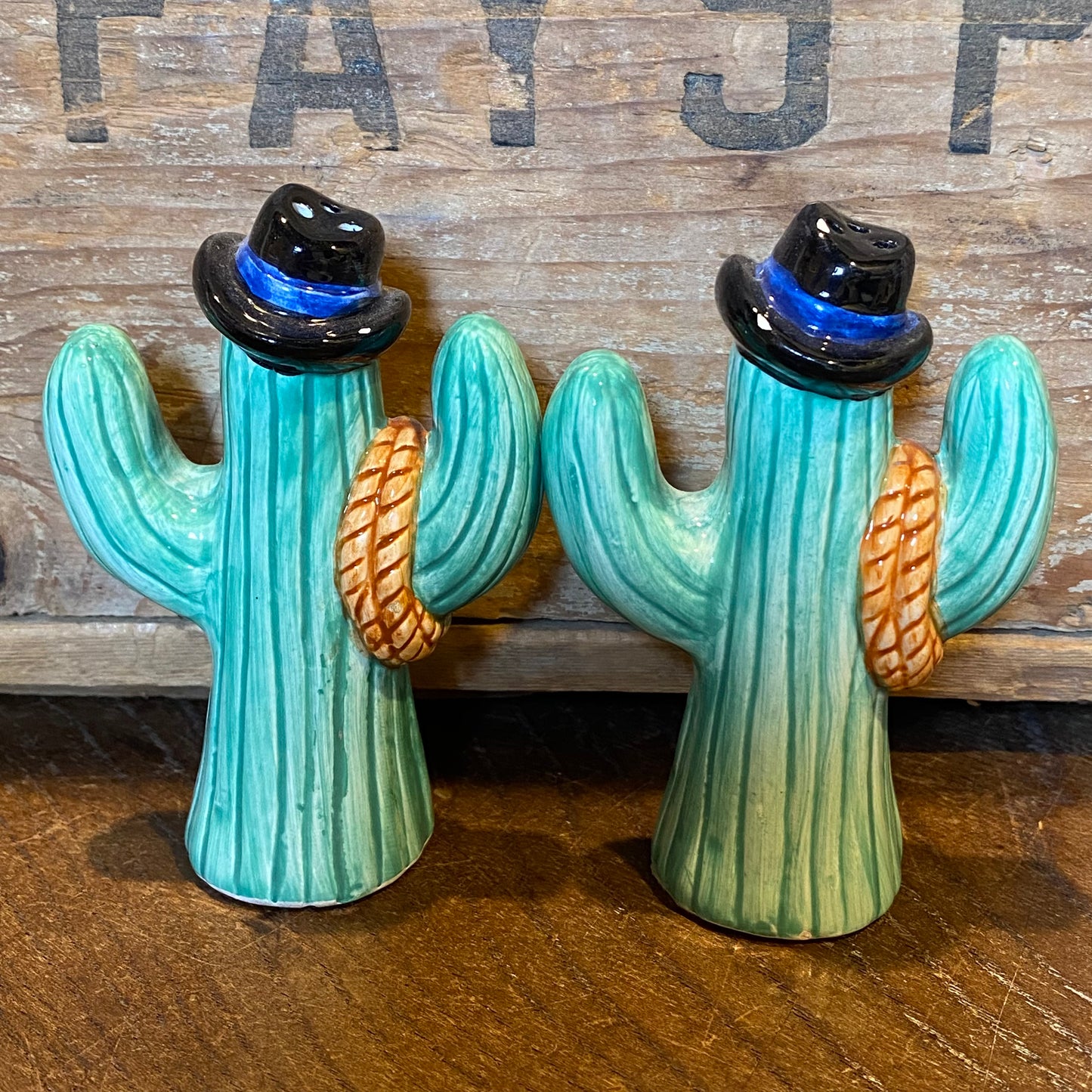 【vintage】“RUSS” ソルトアンドペッパー サボテン