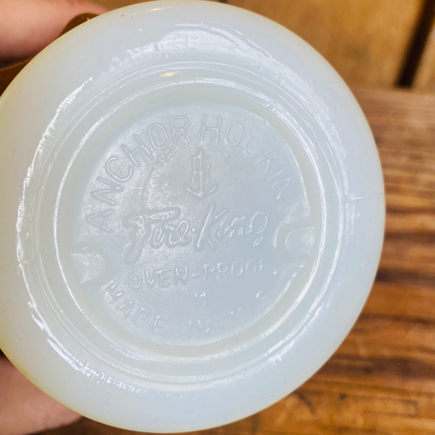 【1970s USA vintage】Fire King キンバリー(イエロー)マグカップ