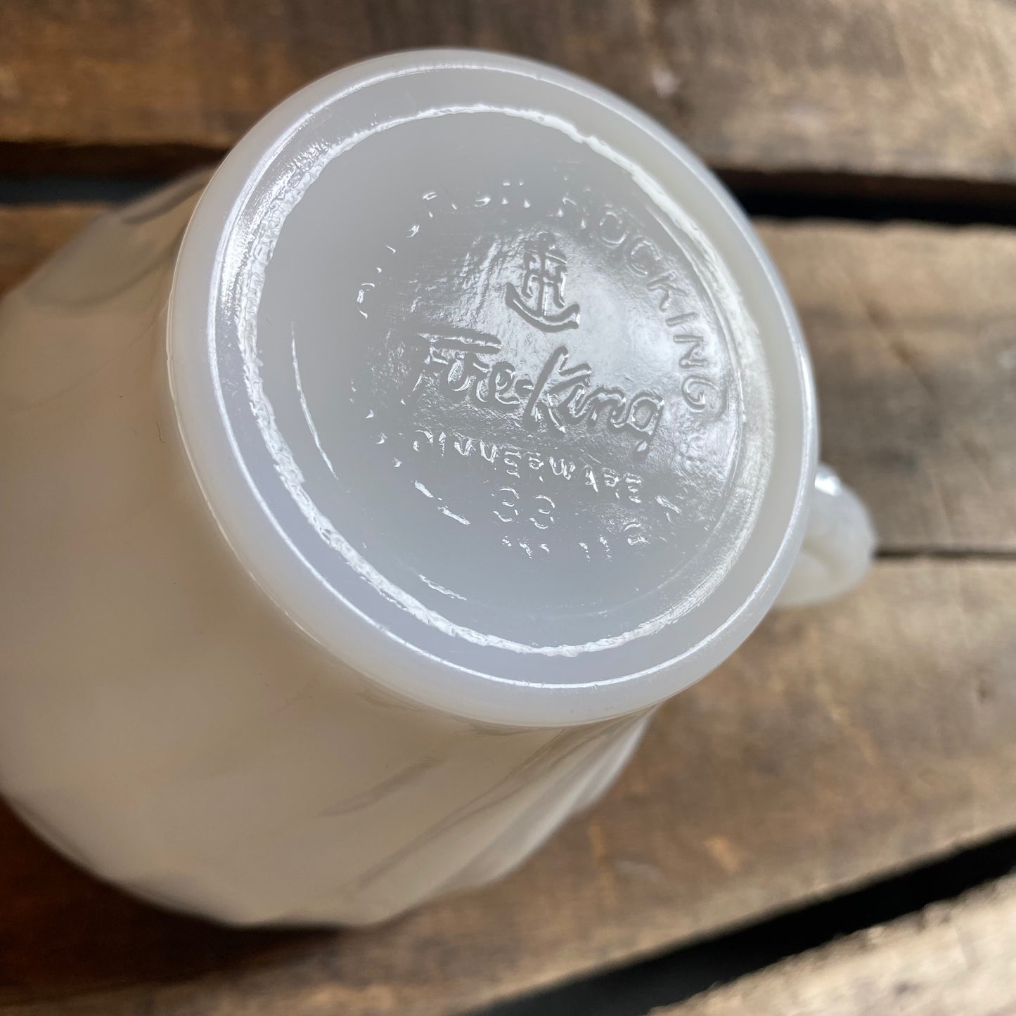 【1960s USA vintage】 FIRE KING ゴールドリム カップ ⑥