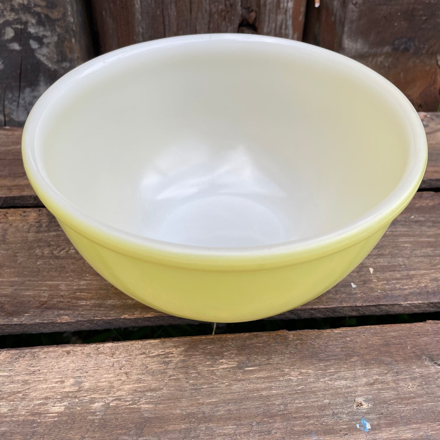 【50’s USA vintage】Fire King ミキシングボウル レモンイエロー