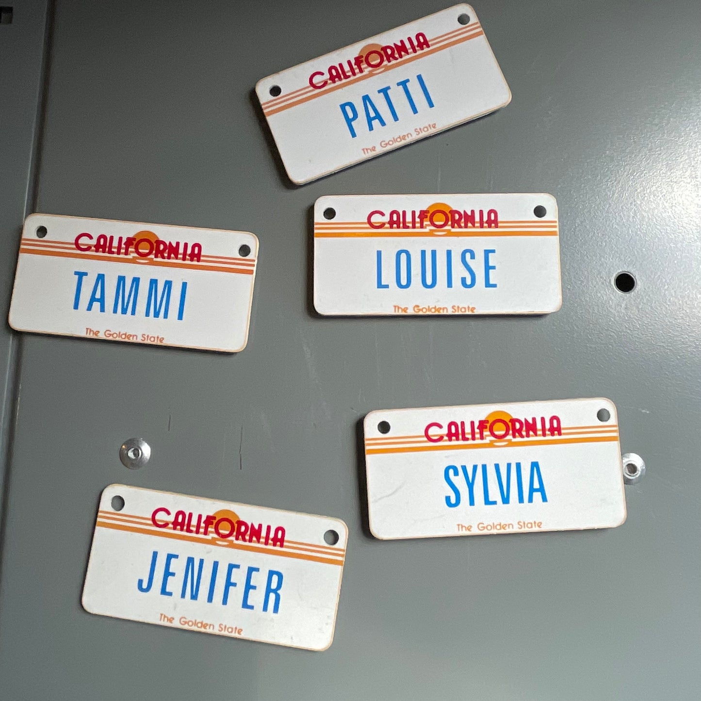 【1980’s USA vintage】ネームプレート マグネット JENIFER ジェニファー
