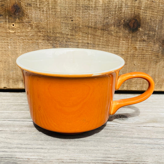 【USA vintage】マグカップ キャラメルブラウン×ホワイト