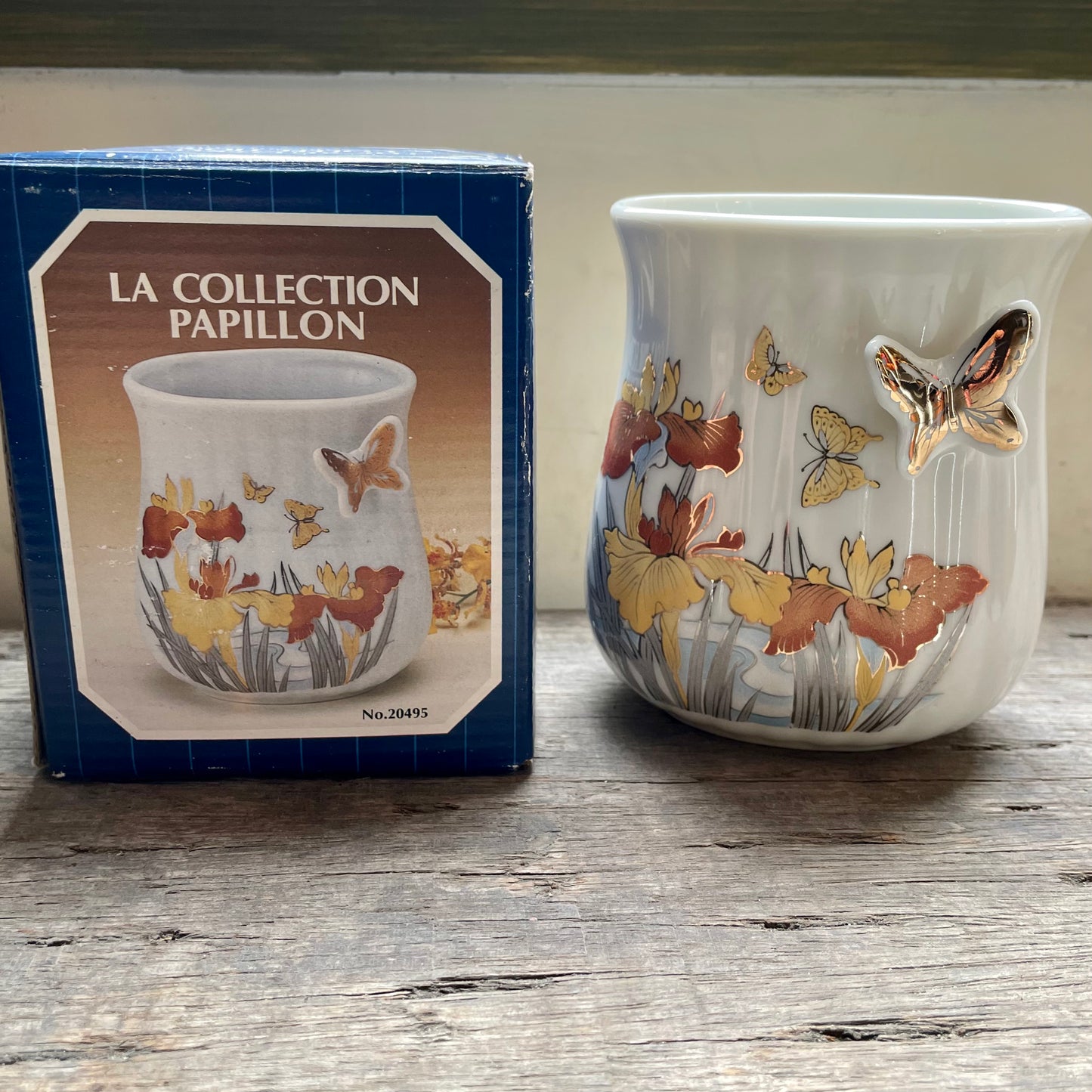 【1986 vintage 】バタフライコレクション フラワーベース