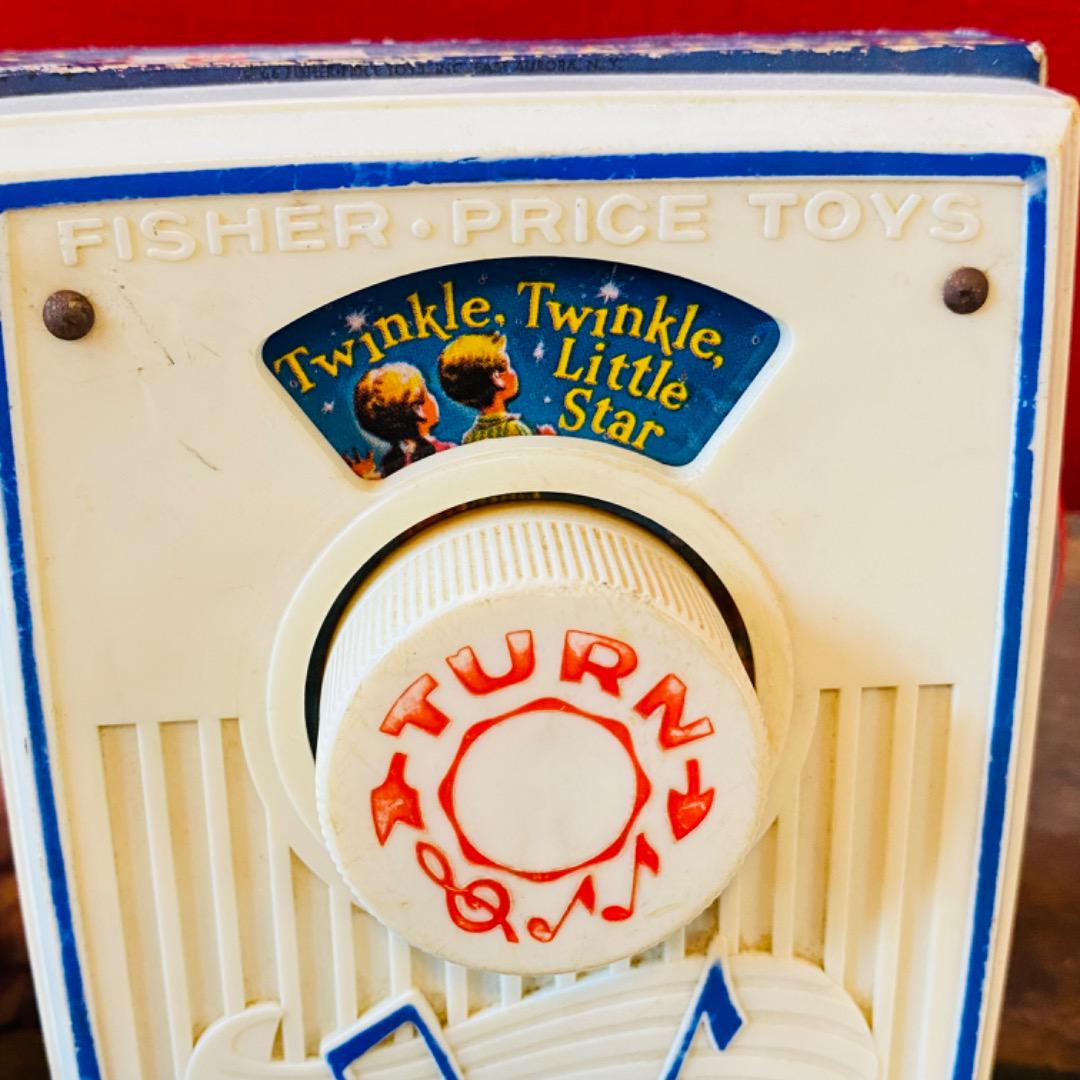 【1964 USA vintage】フィッシャープライス ラジオ型オルゴール