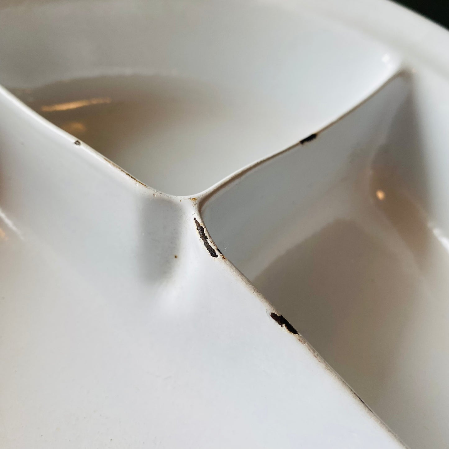 【BELGIUM vintage】アイアン プレート オレンジ