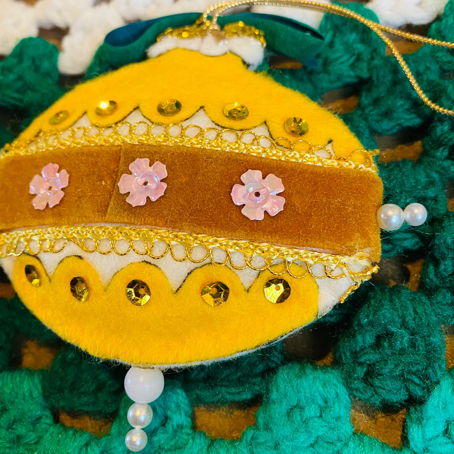 【vintage】フェルトのクリスマスオーナメント②