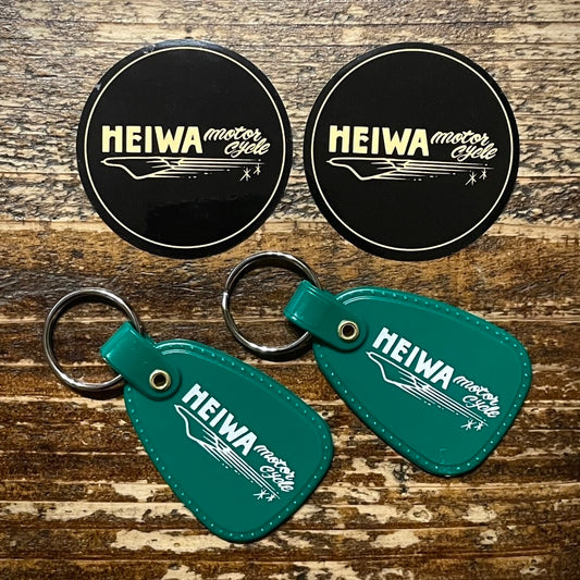 平和なステッカー×2 & 平和なキーホルダー×2 / Heiwa sticker ×2 & Heiwa key ring ×2