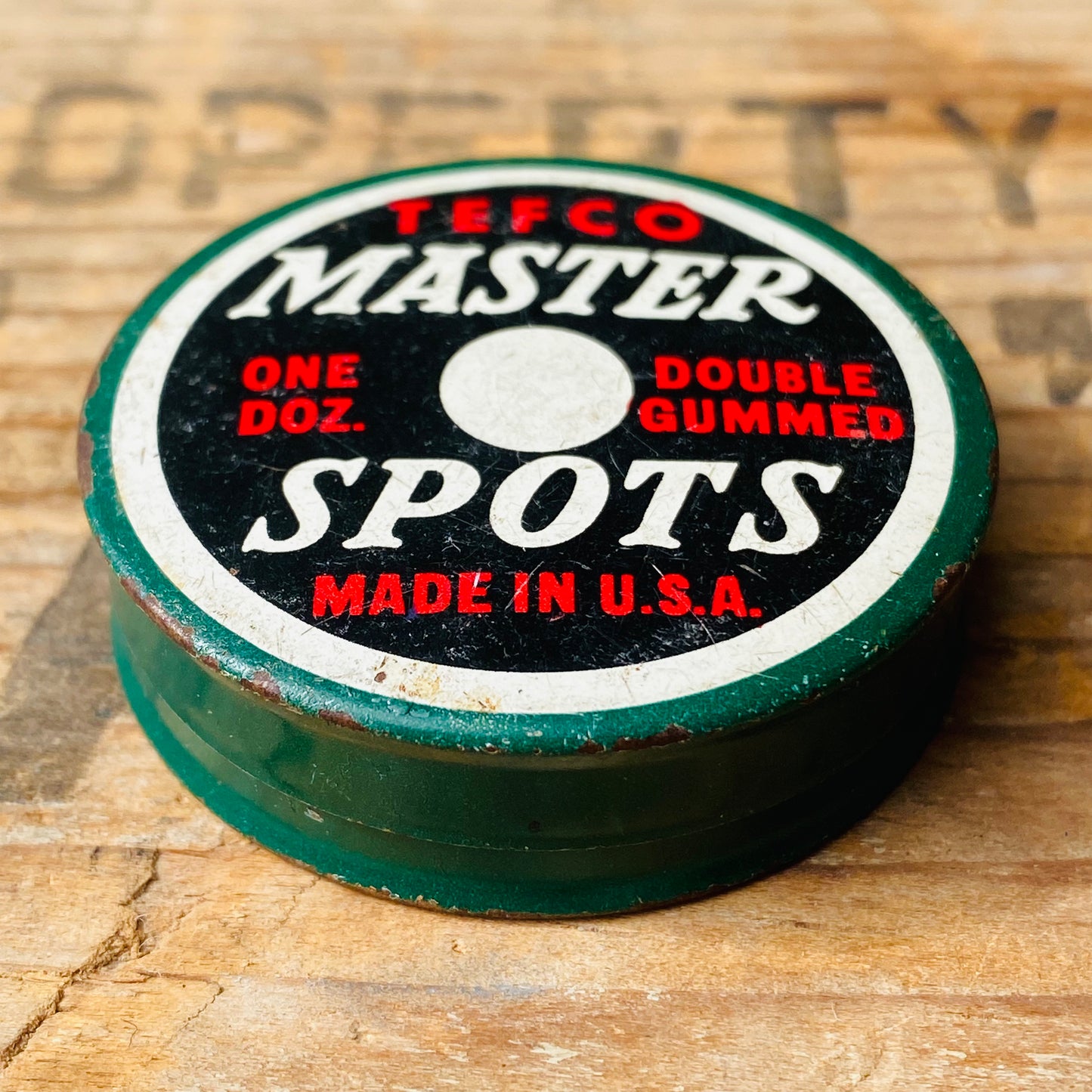 【USA】TEFCO MASTER SPOTS ビリヤード TIN缶