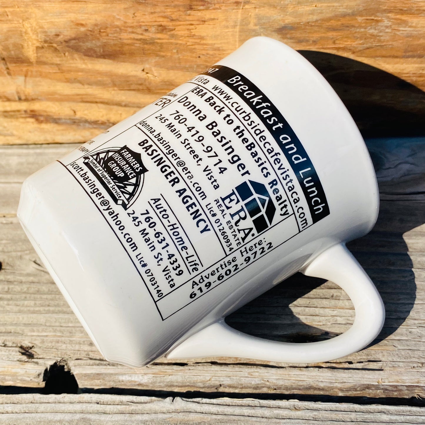 “CURB SIDE CAFE” マグカップ