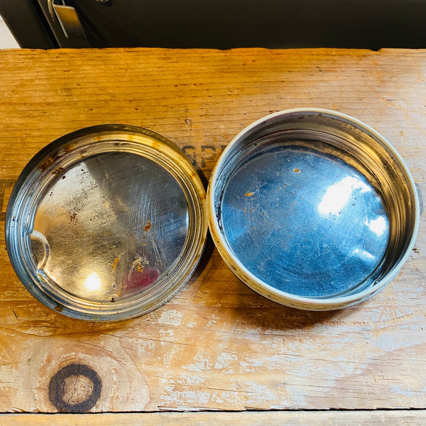 【USA vintage】TIN缶 ESQUIRE 靴 防水クリーム