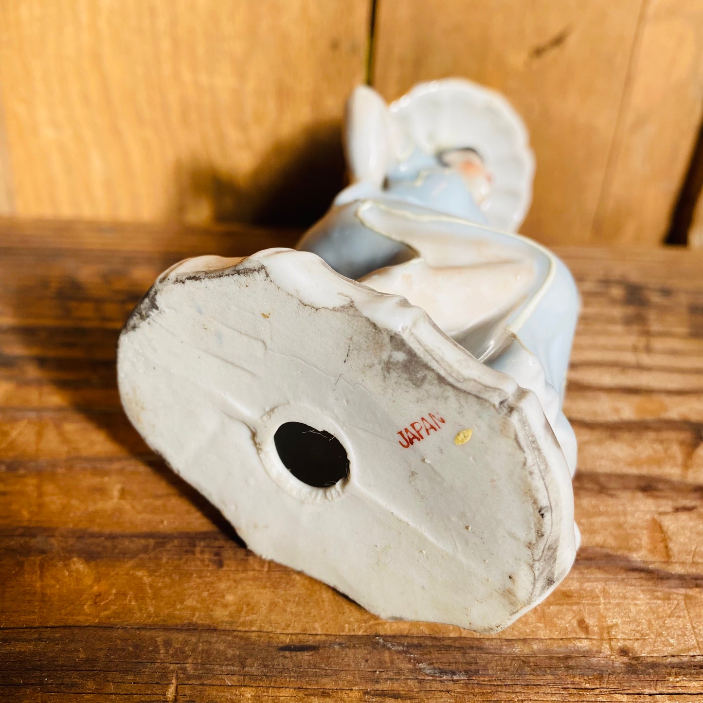 【JPN vintage】チャイナドレスの婦人 置物