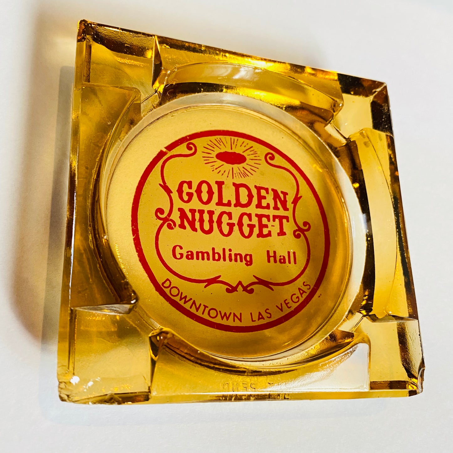 【1950s-1970s USA vintage】アドバタイジング 灰皿 GOLDEN NUGGET
