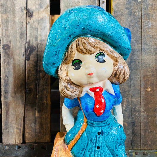 【USA vintage】piggy bank 貯金箱 女の子