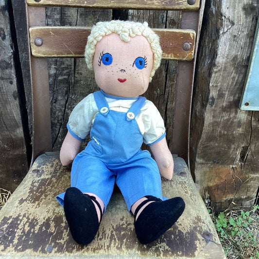 【USA vintage】カントリー ラグドール 人形 女の子