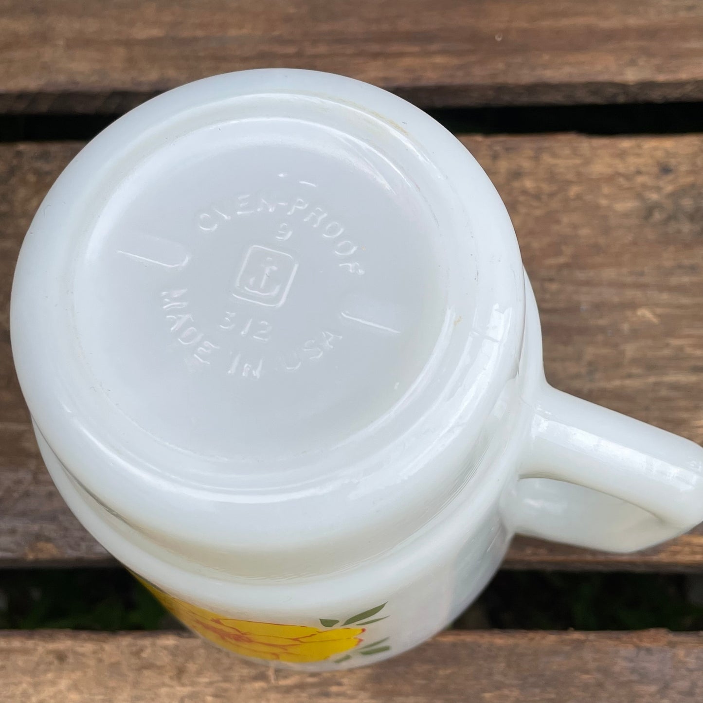 【70’s USA vintage】Fire King デイブレイカー スタッキングマグカップ