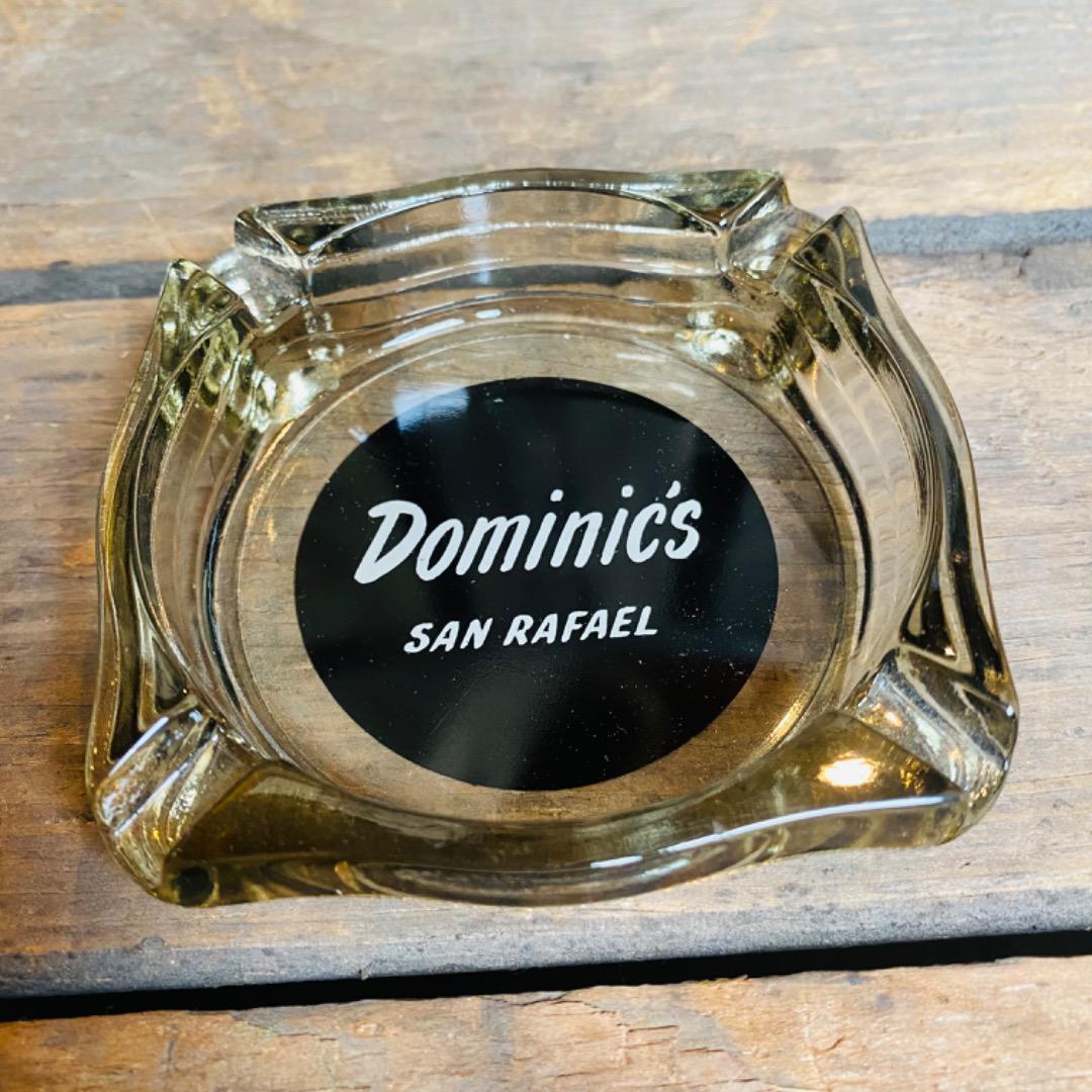 【1950s-1970s USA vintage】アドバタイジング 灰皿 Dominic's SAN RAFAEL