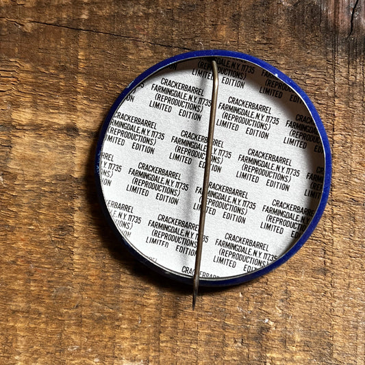 【USA vintage】Alton B. Parker 1904 presidential campaign アンクルサムの白い象 缶バッジ