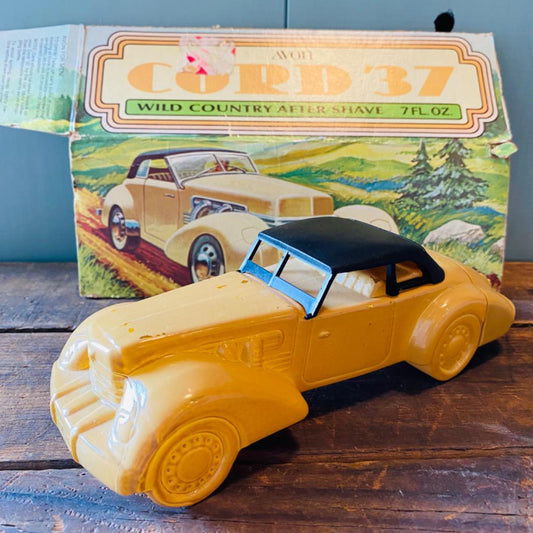 【1970s USA vintage】AVON CORD'37 アメリカビンテージ ガラスボトル